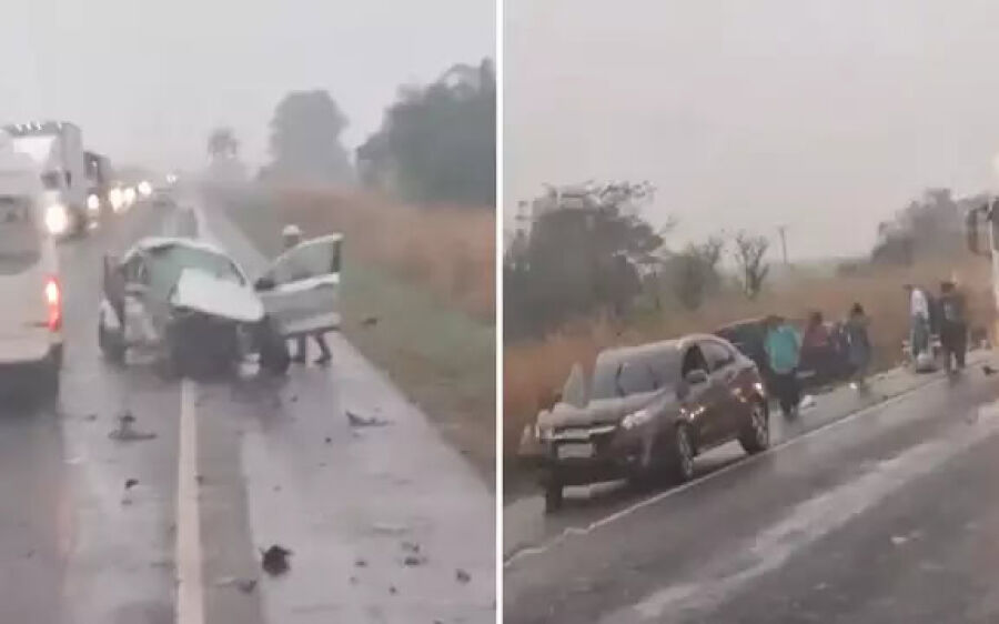 Acidente deixa dois mortos na BR-163