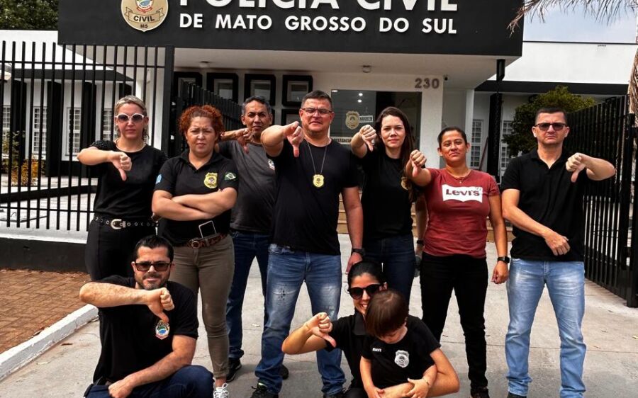 Paralisação da policia civil de Coxim encerra nesta sexta-feira 