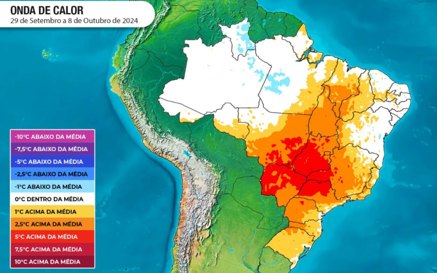 Setembro se despede com nova onda de calor sobre Mato Grosso do Sul 