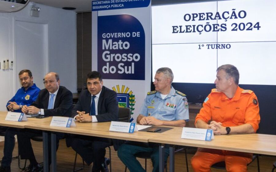 Sejusp intensifica segurança em todo o MS para o pleito de domingo