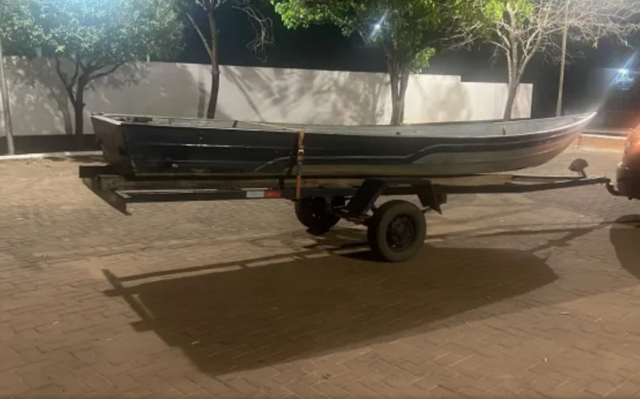 Policia Militar prende homem por receptação de barco furtado em Coxim