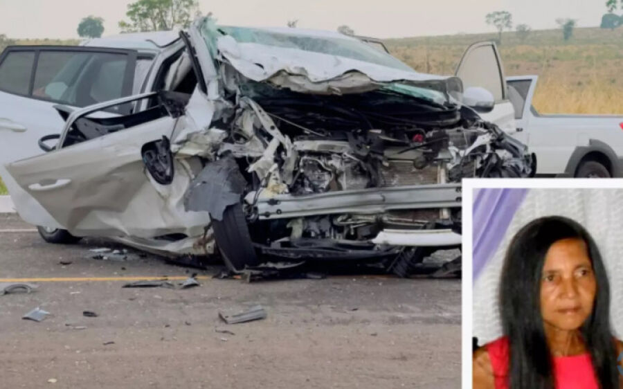 Idosa, passageira de veículo da saúde de Paraíso das Águas morre em acidente na BR-060