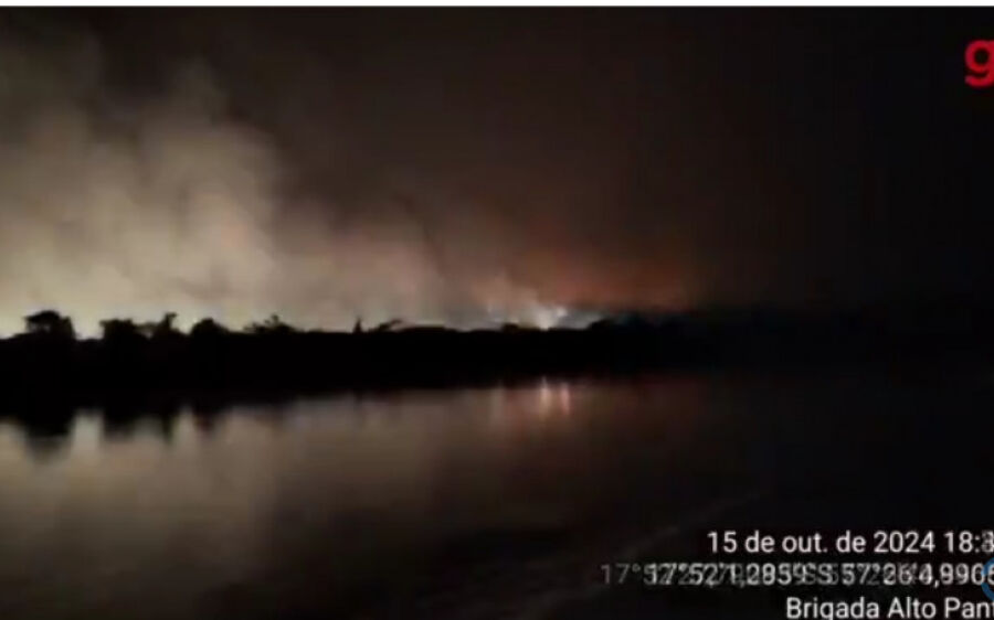Impossível o ser humano combater, diz chefe da brigada de incêndio em área isolada do Pantanal