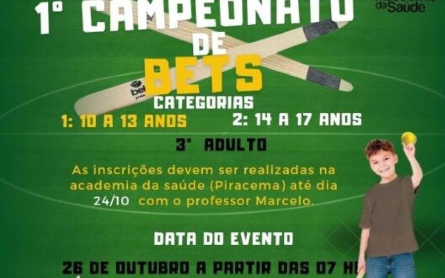 Prefeitura de Coxim promove 1° Campeonato da Saúde, modalidade BETS