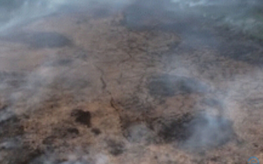 Fogo no Pantanal do Rio Negro não cessa e colchão biológico dificulta combate