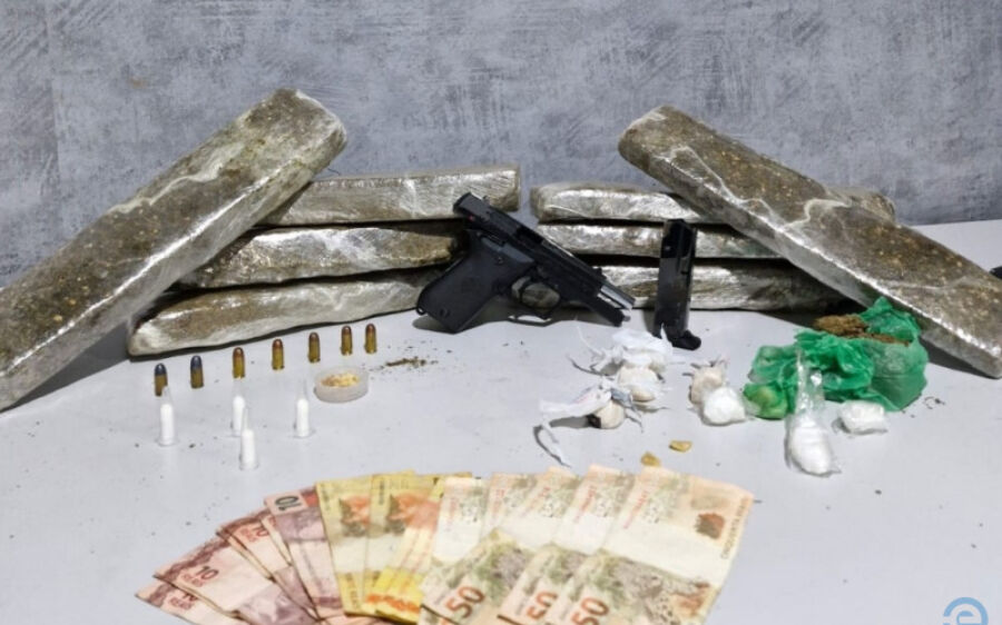 Polícia Civil prende duas pessoas envolvidas com tráfico de drogas e receptação