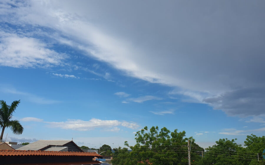 Quarta-feira tem máxima de 33ºC e possibilidade de chuva em MS