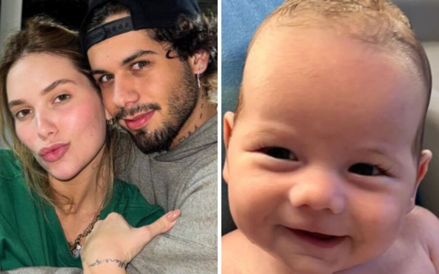 Virginia Fonseca posta foto fofa de José Leonardo no banho