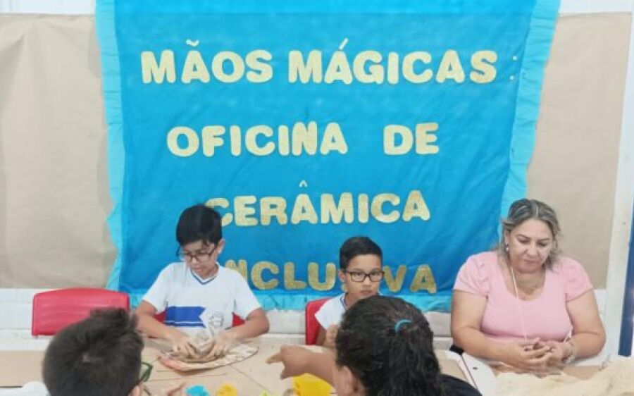 Projeto “Mãos Mágicas”: cerâmica inclusiva transforma vidas em Coxim
