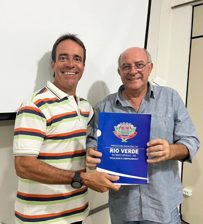 Ver. Flávio Brito e Prefeito Réus Fornari