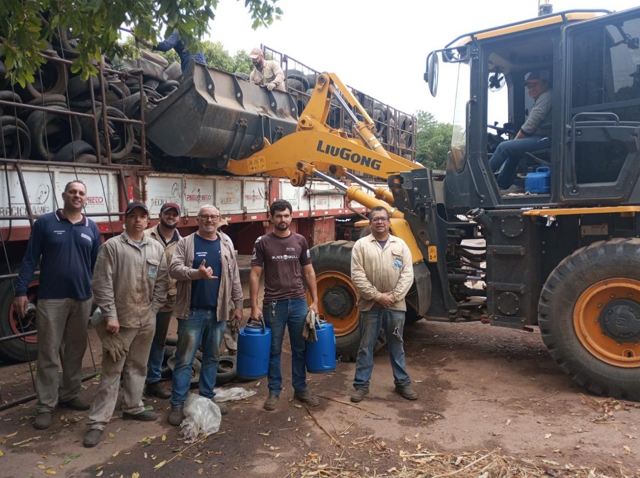 Equipe se preparando para mais um dia de combate à Chikungunya 